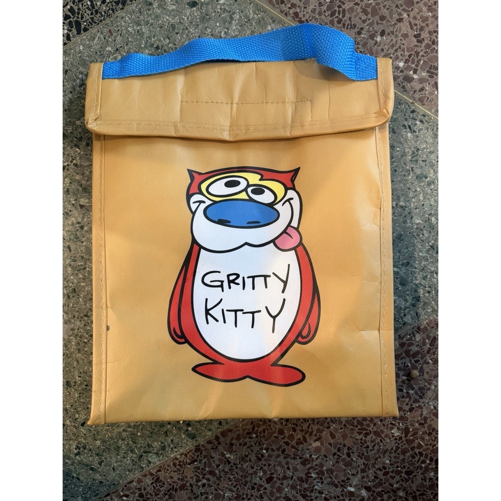 Ren & Stimpy Show Gritty Kitty Insulted Lunch Bag The Nick Box Nickelodeon - Picture 2 of 5